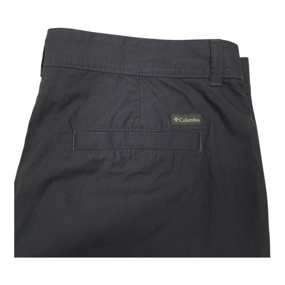Columbia Mens Archer Mountain Shorts 34W 10L Navy Cotton Lightweight - Picture 7 of 9